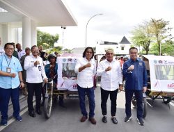 Sosialisasikan Pakai Ratusan Becak Motor, Rahmayadi Harapkan HPN 2023 Bergairah