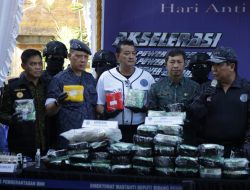 124,54 KILOGRAM NARKOTIKA DIMUSNAHKAN BNN RI JELANG HANI 2023