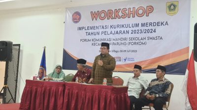 Bincang Pagi Dewan Jabar Mochamad Ichsan Sapa Forum Guru Swasta Parung Bogor