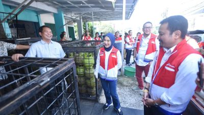 Terkait Stok Pasokan LPG di Sumsel, Dirut Pertamina Melakukan Sidak