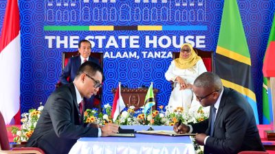 Kembangkan Ekosistem Ketenagalistrikan PLN Teken Kerjasama dengan TANESCO dan Disaksikan Langsung Presiden Jokowi