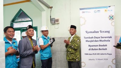 Ramadan Terang: 237 Masjid dan Mushola Dapat Tambah Daya Listrik Gratis