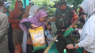 Harga Beras Mahal, Pemkab Bogor Bersama Kadin Lakukan Operasi Pasar Murah di Cigombong