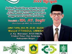 Putra Daerah Asal Cilebut, Ustad AY Sogir Dipastikan Melenggang ke Kursi DPRD Kabupaten Bogor Periode 2024-2029