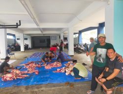 PWI Kabupaten Bogor Sembelih Dua Ekor Sapi dan Lima Kambing di Perayaan Idul Adha 1445 H