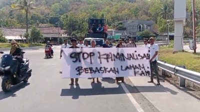 Perusahaan Pengelola Sirkuit International Mandalika di Demo Puluhan Massa