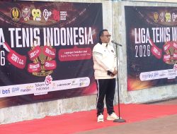 H. Anton Sukartono Suratto Lepas Peserta Liga Tenis Indonesia 2026 Seri 1