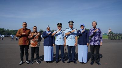 Serah Terima Jabatan Komandan Wing Udara 4 ATS Dihadiri Wakil Wali Kota Bogor