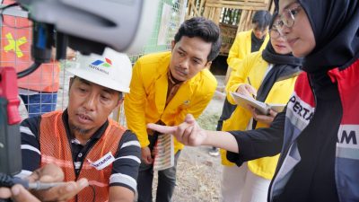 Dalam Upaya Meningkatkan Keberlanjutan Pertanian Lokal di Desa Pulau Semambu, Pertamina Mewujudkan Solusi Inovatif