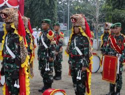 Danrem 061/SK Upacara HUT TNI ke-78
