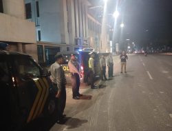Polsek Medan Barat Gelar Patroli Blue Light