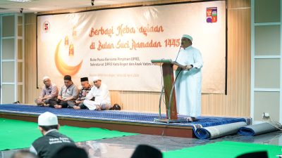 Sekretariat DPRD Kota Bogor Bersama Pimpinan Menggelar Acara Bukber Sekaligus Memberikan Santunan untuk Anak-anak Yatim