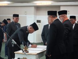 Asmawa Tosepu Lantik Pejabat Tinggi Pratama di BPBD dan Sekretariat DPRD Kabupaten Bogor, Ini Daftar Namanya