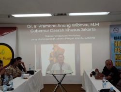 Pramono Anung Apresiasi Gelaran Workshop Ketahanan Pangan oleh Jakarta Pangan Watch