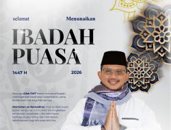 Anton Sukartono Suratto  Mengucapkan  Selamat Menunaikan Ibadah Puasa Ramadhan 1447 H/2026 M